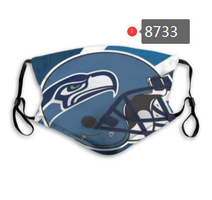 NFL 2020 Seattle Seahawks  Dust mask with filter->nfl dust mask->Sports Accessory